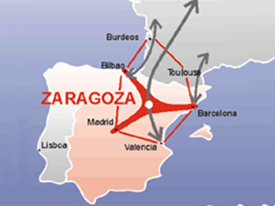 Cómo llegar a la ciudad de Zaragoza